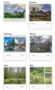 2019 Smoky Mountain Wall Calendar - 12 months of color photos