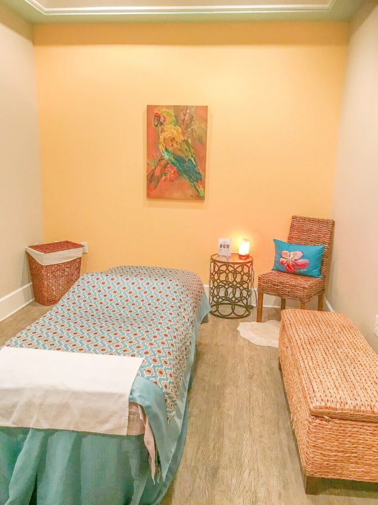 Massage Room at St. Somewhere Spa